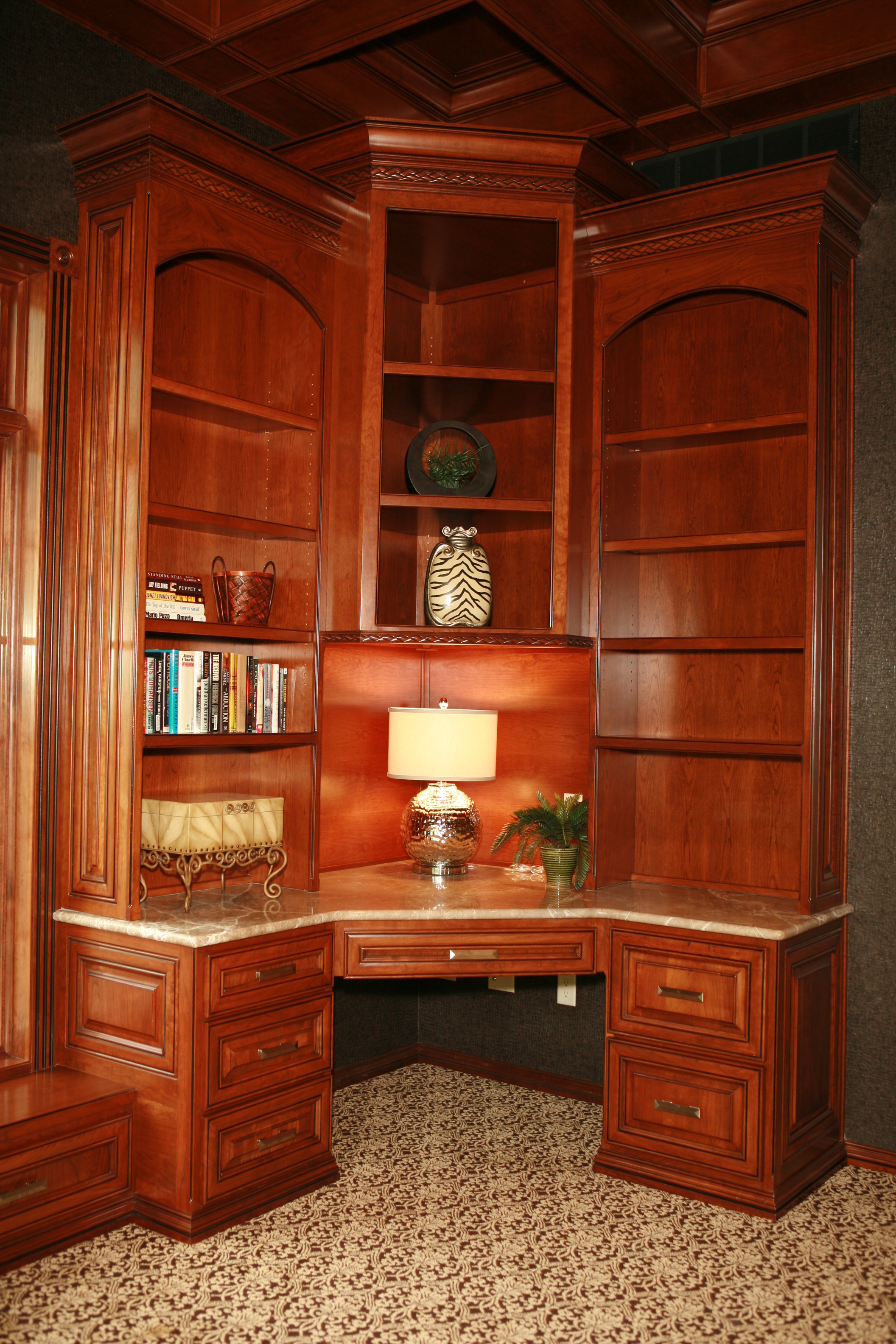 Custom cabinetry designed for the home