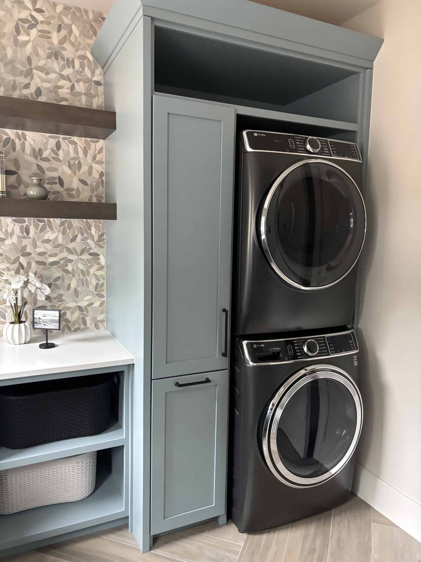 Custom laundry room cabinetry