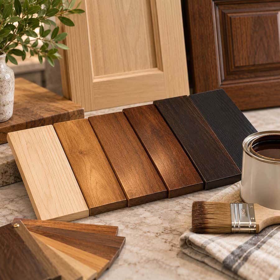 Cabinet stains and finishes